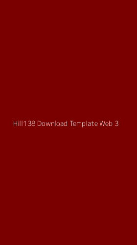Tampilan Antarmuka Aplikasi Hill138 Download Template Web - 3