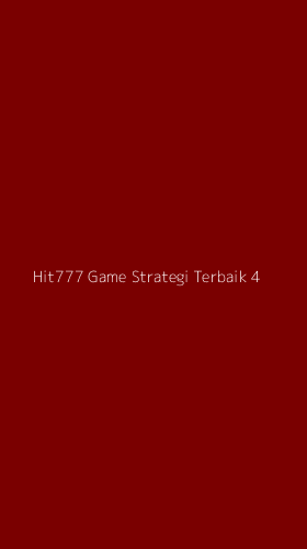 Tampilan Antarmuka Aplikasi Hit777 Game Strategi Terbaik - 4