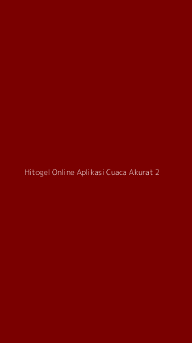 Tampilan Antarmuka Aplikasi Hitogel Online Aplikasi Cuaca Akurat - 2