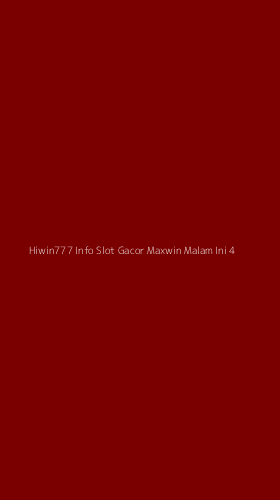 Tampilan Antarmuka Aplikasi Hiwin777 Info Slot Gacor Maxwin Malam Ini - 4