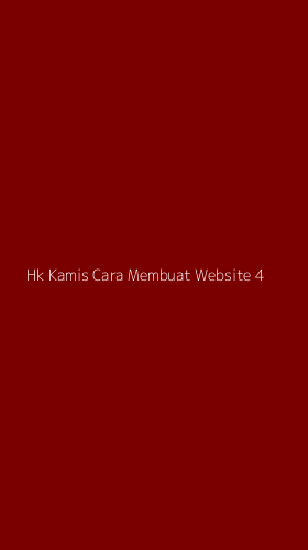 Tampilan Antarmuka Aplikasi Hk Kamis Cara Membuat Website - 4