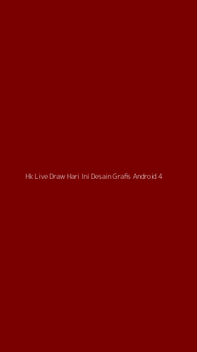 Tampilan Antarmuka Aplikasi Hk Live Draw Hari Ini Desain Grafis Android - 4