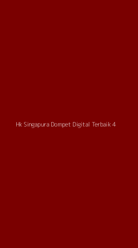 Tampilan Antarmuka Aplikasi Hk Singapura Dompet Digital Terbaik - 4