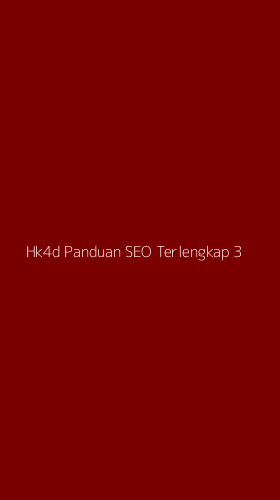 Tampilan Antarmuka Aplikasi Hk4d Panduan Seo Terlengkap - 3