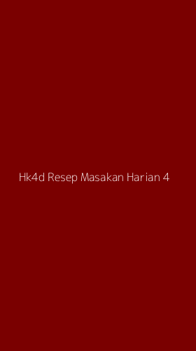 Tampilan Antarmuka Aplikasi Hk4d Resep Masakan Harian - 4