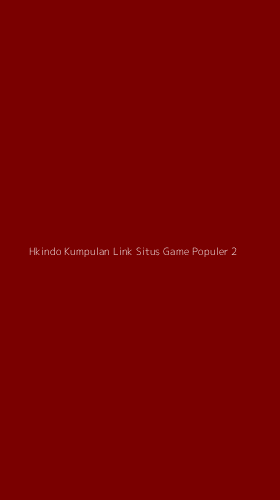 Tampilan Antarmuka Aplikasi Hkindo Kumpulan Link Situs Game Populer - 2