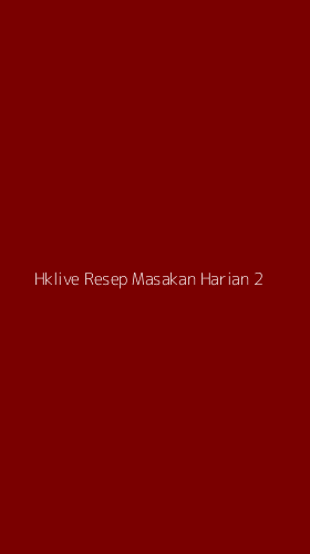 Tampilan Antarmuka Aplikasi Hklive Resep Masakan Harian - 2