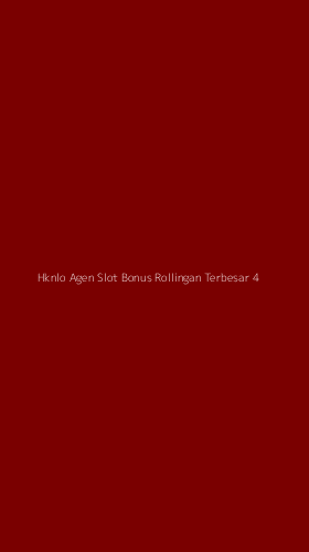 Tampilan Antarmuka Aplikasi Hknlo Agen Slot Bonus Rollingan Terbesar - 4