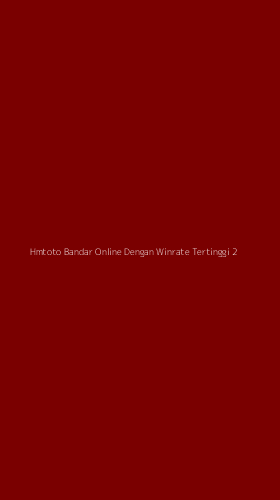 Tampilan Antarmuka Aplikasi Hmtoto Bandar Online Dengan Winrate Tertinggi - 2