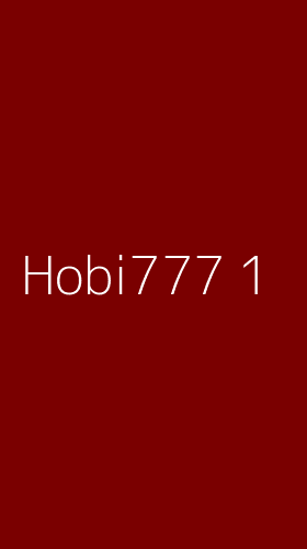 Tampilan Antarmuka Aplikasi Hobi777 - 1
