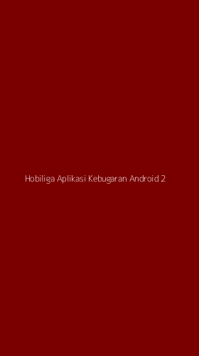 Tampilan Antarmuka Aplikasi Hobiliga Aplikasi Kebugaran Android - 2