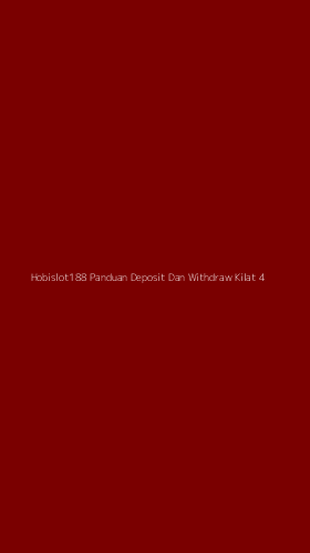 Tampilan Antarmuka Aplikasi Hobislot188 Panduan Deposit Dan Withdraw Kilat - 4