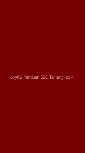 Tampilan Antarmuka Aplikasi Hoby69 Panduan Seo Terlengkap - 4