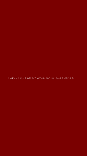 Tampilan Antarmuka Aplikasi Hok77 Link Daftar Semua Jenis Game Online - 4