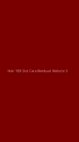 Tampilan Antarmuka Aplikasi Hoki 189 Slot Cara Membuat Website - 3
