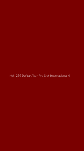 Tampilan Antarmuka Aplikasi Hoki 236 Daftar Akun Pro Slot Internasional - 4