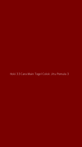 Tampilan Antarmuka Aplikasi Hoki 33 Cara Main Togel Colok Jitu Pemula - 3