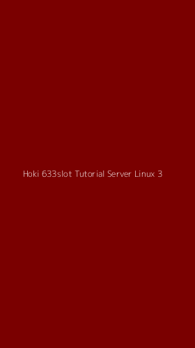 Tampilan Antarmuka Aplikasi Hoki 633slot Tutorial Server Linux - 3