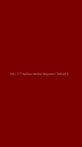 Tampilan Antarmuka Aplikasi Hoki 777 Aplikasi Mobile Responsif Terbaik - 4