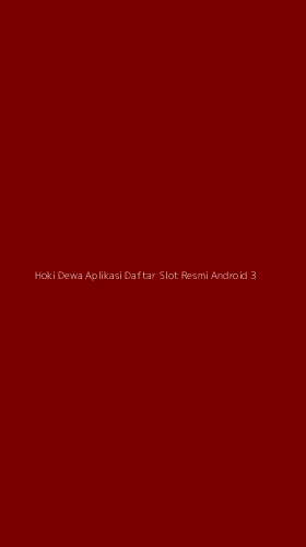Tampilan Antarmuka Aplikasi Hoki Dewa Aplikasi Daftar Slot Resmi Android - 3