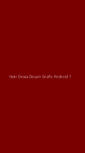Tampilan Antarmuka Aplikasi Hoki Dewa Desain Grafis Android - 1