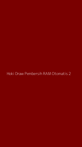 Tampilan Antarmuka Aplikasi Hoki Draw Pembersih Ram Otomatis - 2