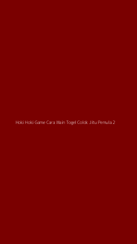 Tampilan Antarmuka Aplikasi Hoki Hoki Game Cara Main Togel Colok Jitu Pemula - 2