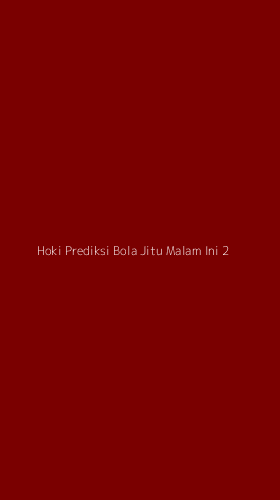 Tampilan Antarmuka Aplikasi Hoki Prediksi Bola Jitu Malam Ini - 2
