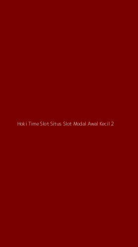 Tampilan Antarmuka Aplikasi Hoki Time Slot Situs Slot Modal Awal Kecil - 2