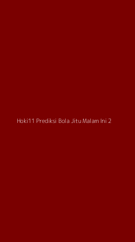 Tampilan Antarmuka Aplikasi Hoki11 Prediksi Bola Jitu Malam Ini - 2