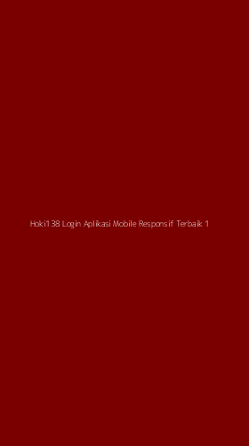 Tampilan Antarmuka Aplikasi Hoki138 Login Aplikasi Mobile Responsif Terbaik - 1