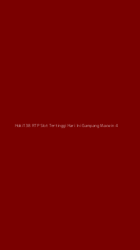 Tampilan Antarmuka Aplikasi Hoki138 Rtp Slot Tertinggi Hari Ini Gampang Maxwin - 4