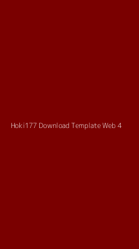 Tampilan Antarmuka Aplikasi Hoki177 Download Template Web - 4