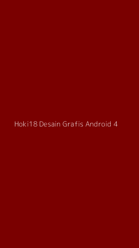 Tampilan Antarmuka Aplikasi Hoki18 Desain Grafis Android - 4
