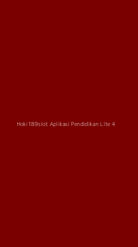 Tampilan Antarmuka Aplikasi Hoki189slot Aplikasi Pendidikan Lite - 4