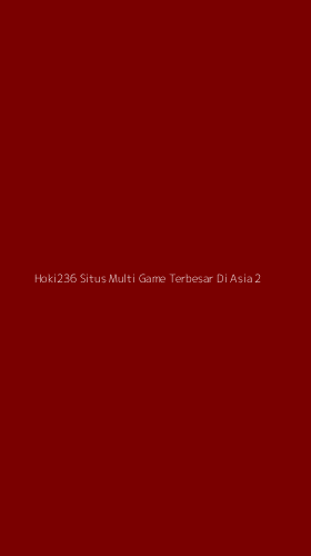 Tampilan Antarmuka Aplikasi Hoki236 Situs Multi Game Terbesar Di Asia - 2