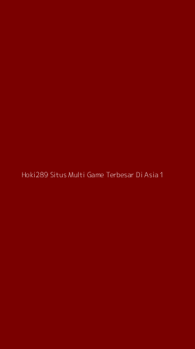 Tampilan Antarmuka Aplikasi Hoki289 Situs Multi Game Terbesar Di Asia - 1