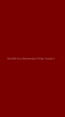 Tampilan Antarmuka Aplikasi Hoki289 Situs Rekomendasi Pilihan Terbaik - 4