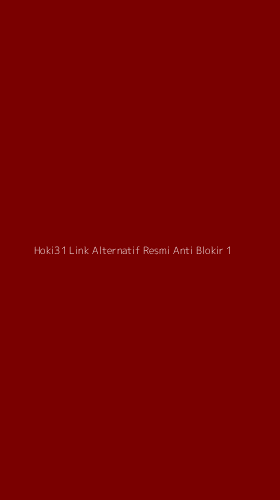 Tampilan Antarmuka Aplikasi Hoki31 Link Alternatif Resmi Anti Blokir - 1