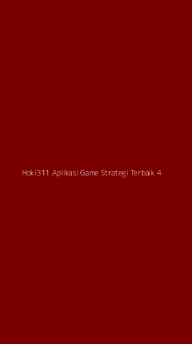 Tampilan Antarmuka Aplikasi Hoki311 Aplikasi Game Strategi Terbaik - 4