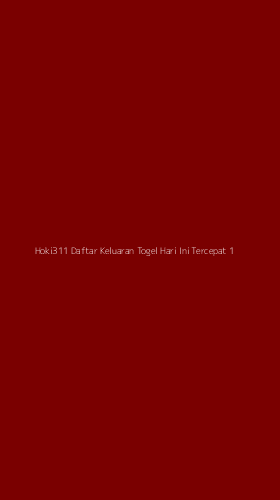 Tampilan Antarmuka Aplikasi Hoki311 Daftar Keluaran Togel Hari Ini Tercepat - 1