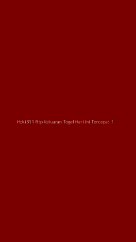 Tampilan Antarmuka Aplikasi Hoki311 Rtp Keluaran Togel Hari Ini Tercepat - 1