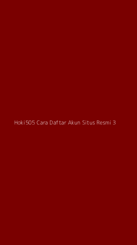 Tampilan Antarmuka Aplikasi Hoki505 Cara Daftar Akun Situs Resmi - 3