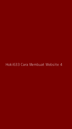 Tampilan Antarmuka Aplikasi Hoki633 Cara Membuat Website - 4