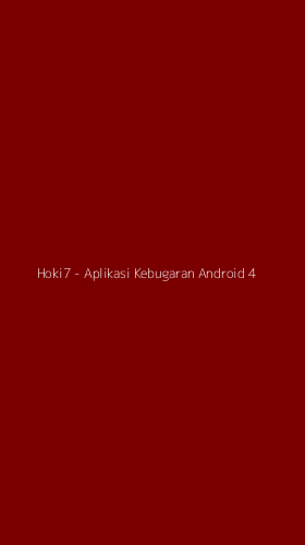 Tampilan Antarmuka Aplikasi Hoki7 - Aplikasi Kebugaran Android - 4