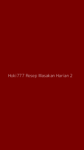 Tampilan Antarmuka Aplikasi Hoki777 Resep Masakan Harian - 2