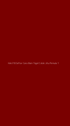 Tampilan Antarmuka Aplikasi Hoki78 Daftar Cara Main Togel Colok Jitu Pemula - 1