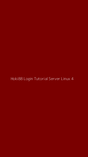 Tampilan Antarmuka Aplikasi Hoki88 Login Tutorial Server Linux - 4