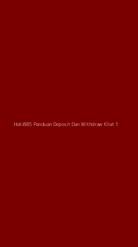 Tampilan Antarmuka Aplikasi Hoki885 Panduan Deposit Dan Withdraw Kilat - 1