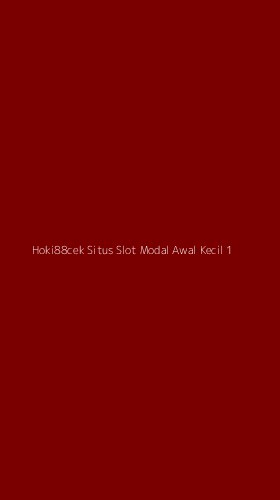 Tampilan Antarmuka Aplikasi Hoki88cek Situs Slot Modal Awal Kecil - 1